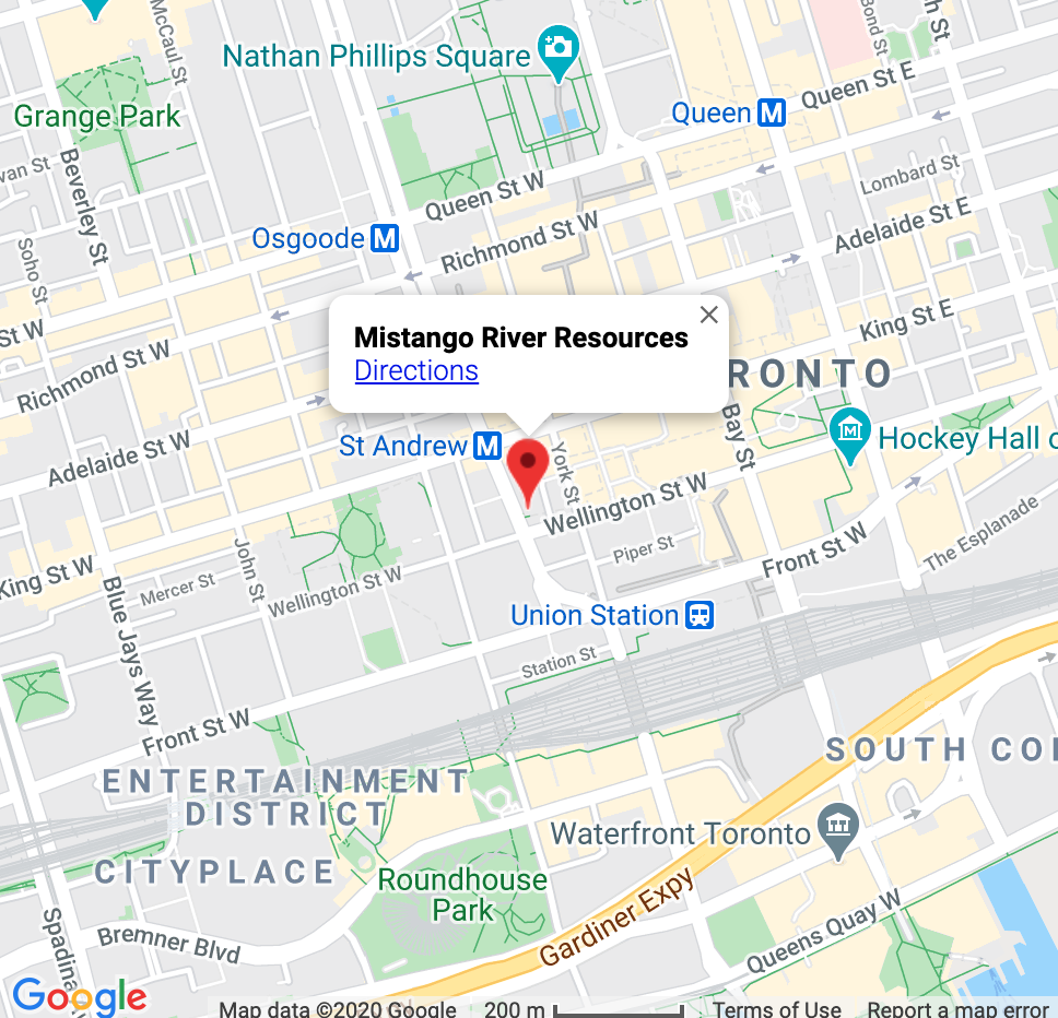 Google Map of 55 University Avenue, Suite 1805 Toronto, ON